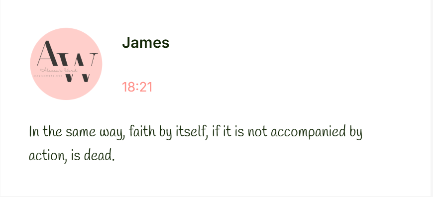James 2:17